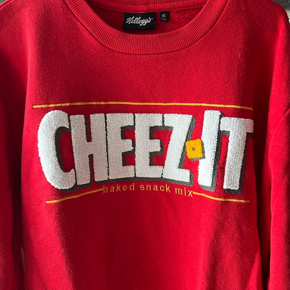 Cheez it sweatshirt
